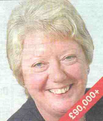 Gina Brocklehurst NHS executive fat cat