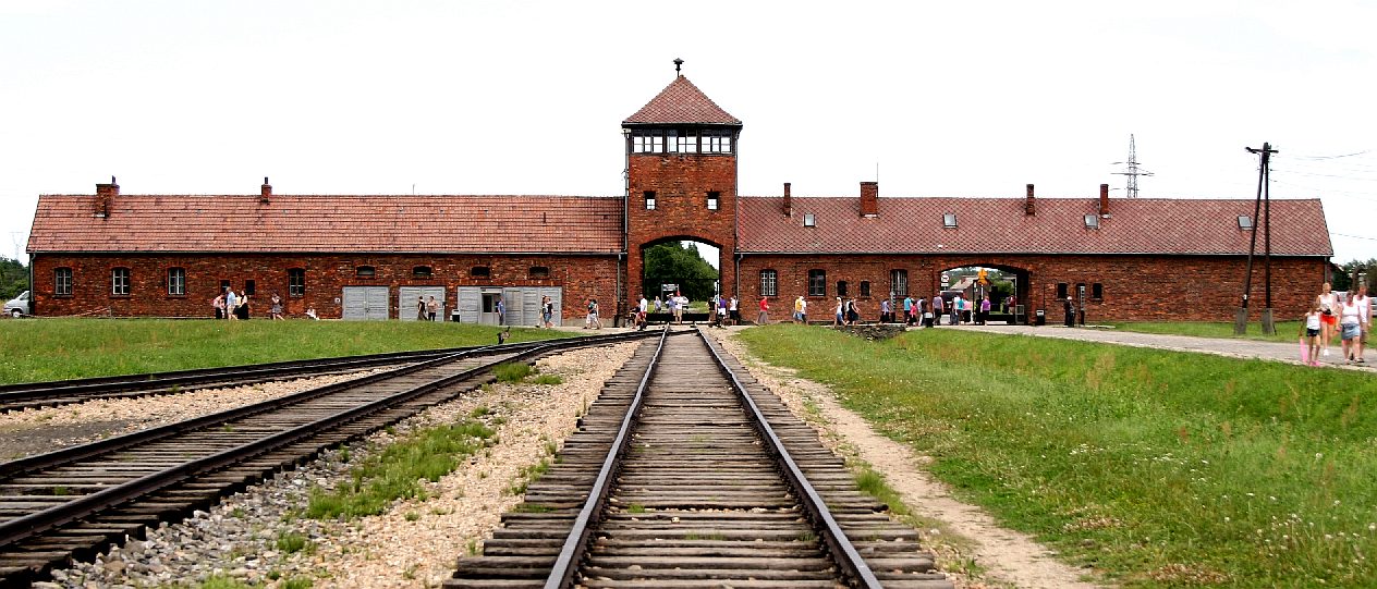 Auschwitz concentration camp from Nazi Germany WWII
