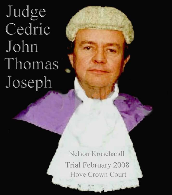 Cedric Joseph, the judge who worked with Melanie Liebenberg to stitch up Nelson Kruschandl