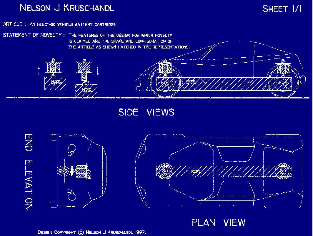 Tomcat DC50 electric sports car with Bluebird instant cartridge refuelling system