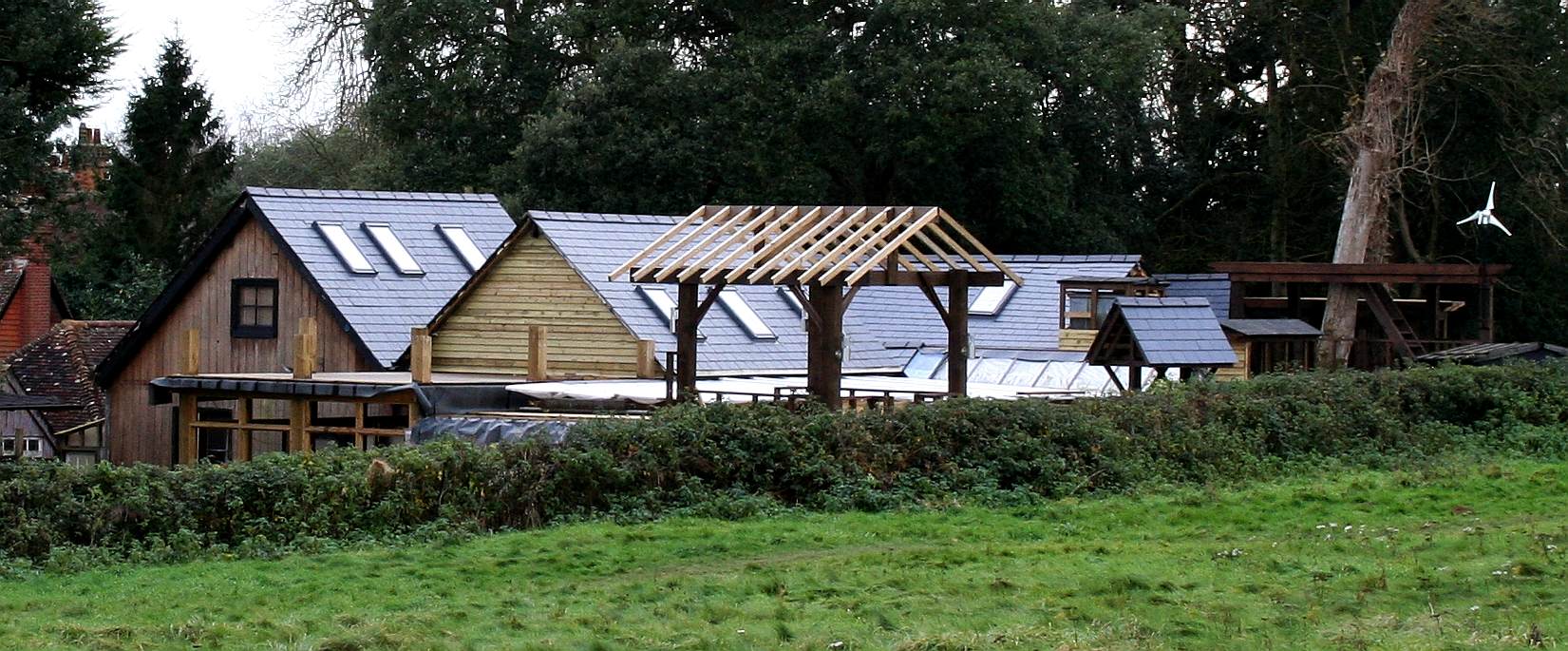 Historic industrial electricity generating buildings in Sussex