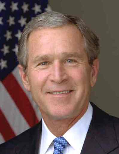 George W Bush US United States president