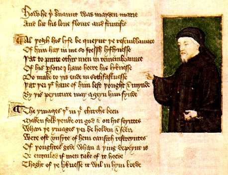 Valentines Day and Geoffrey Chaucer poetry 1412