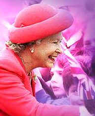Her Royal Highness Queen Elizabeth II most voted popular British person