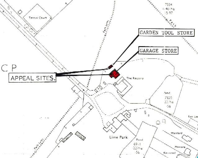 Herstmonceau Museum enforcement notice site plan - Appeal to the Secretary of State