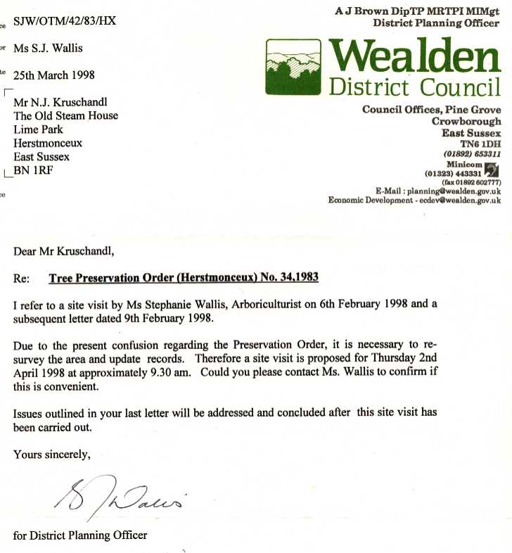 Tree preservation scandal continues at Wealden