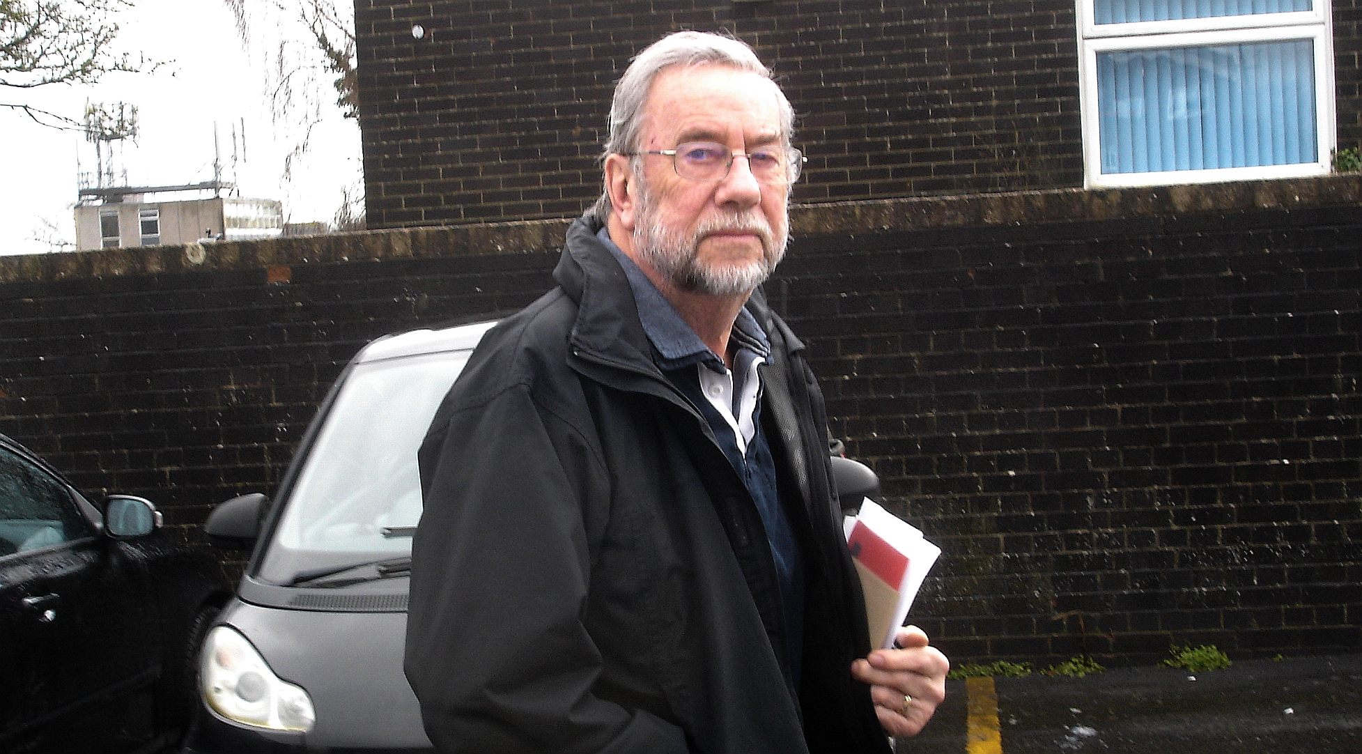 Timothy Dowsett in Hailsham town centre near Wealden Council's offices in March 2018