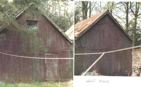 Herstmonceux Museum, original buildings covered in corrugated iron during World War Two