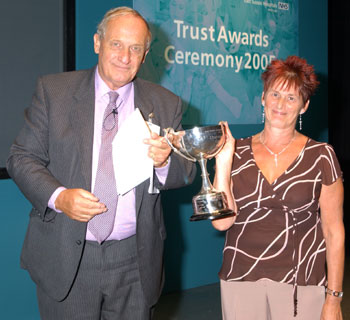 John Lewis July 2005 award ceremony Eastbourne hospital trust