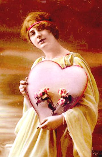 Valentines Day card 1910 Bunny Boilers, Herstmonceux and Hailsham