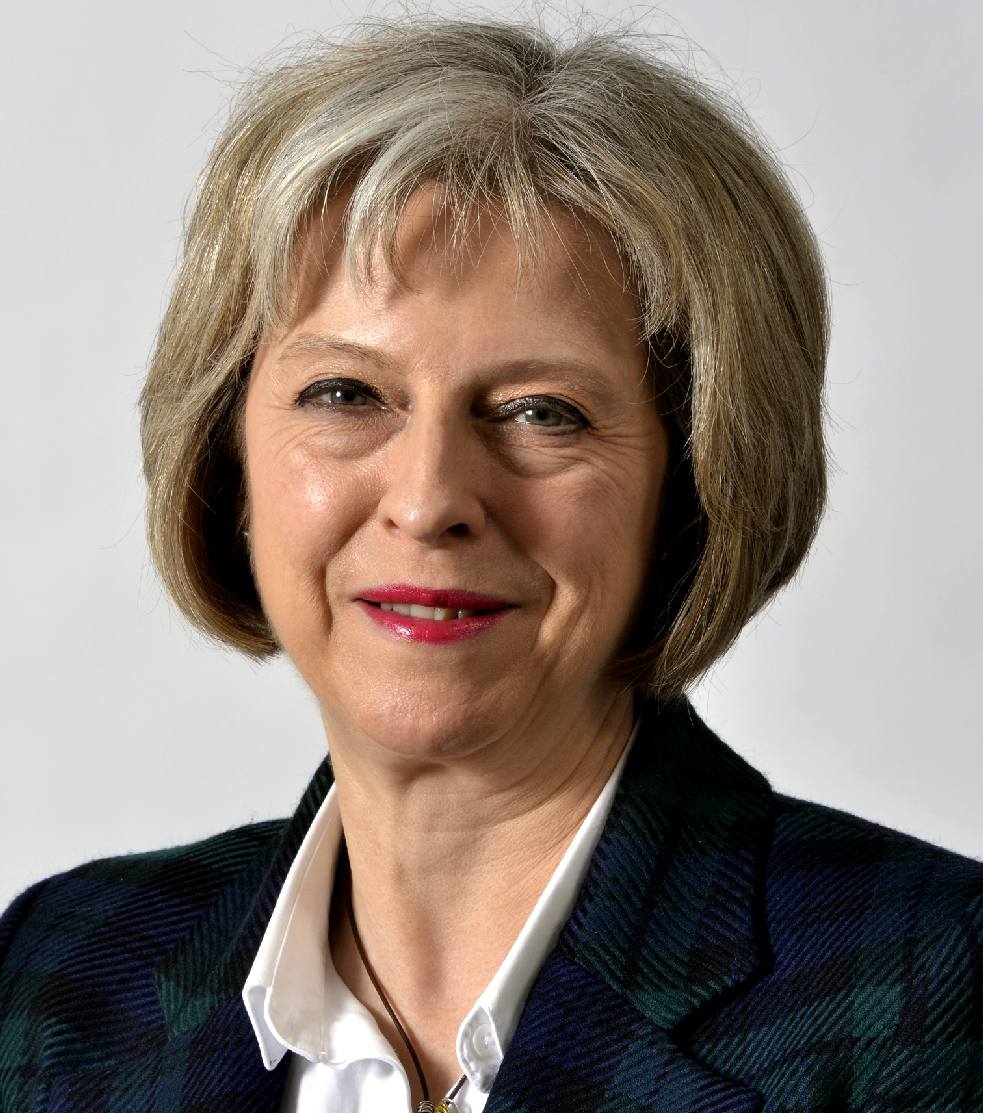 Theresa May MP and Prime Minister of the United Kingdom