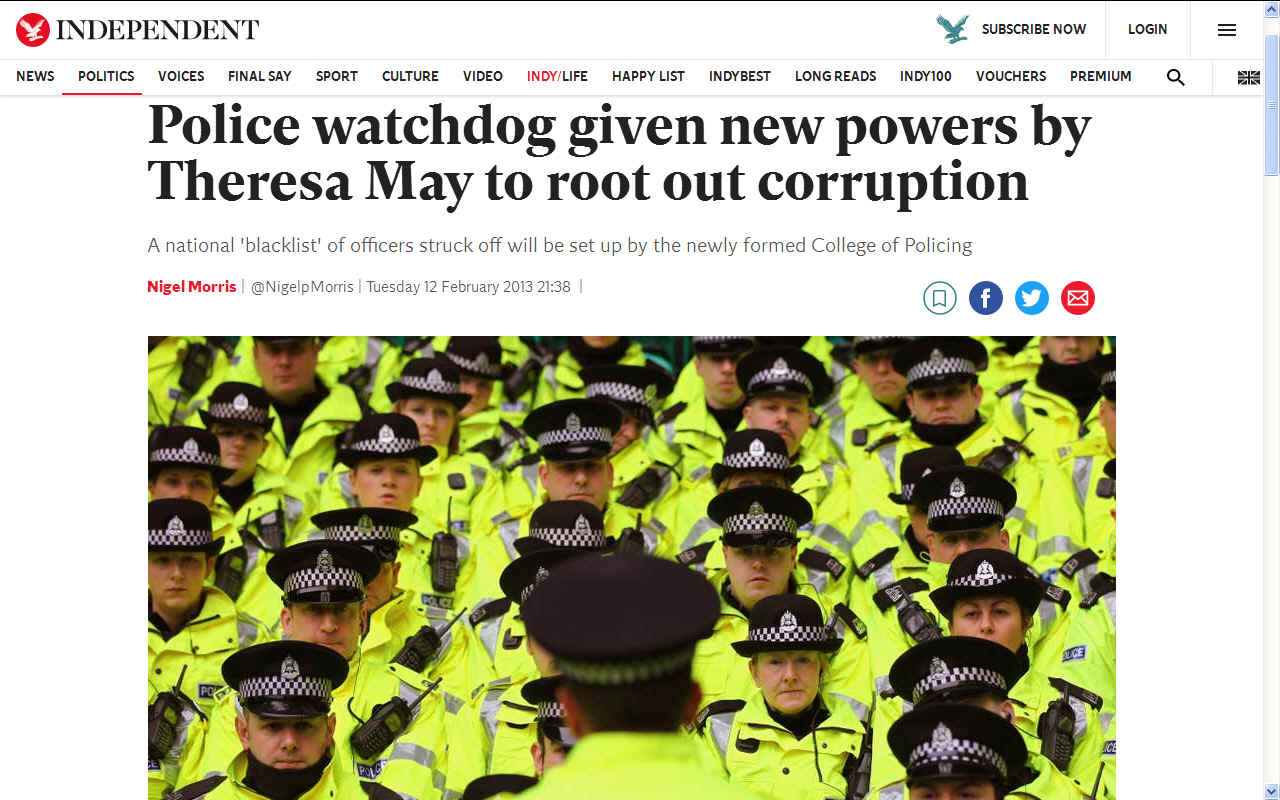 Police watchdog given new powers to root out corruption