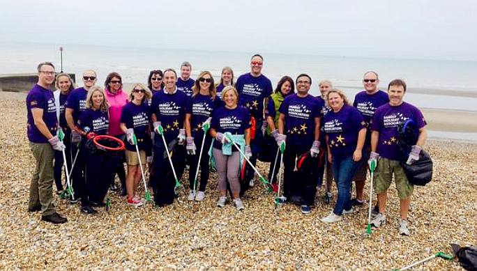 Hastings beaches are polluted with plastic waste